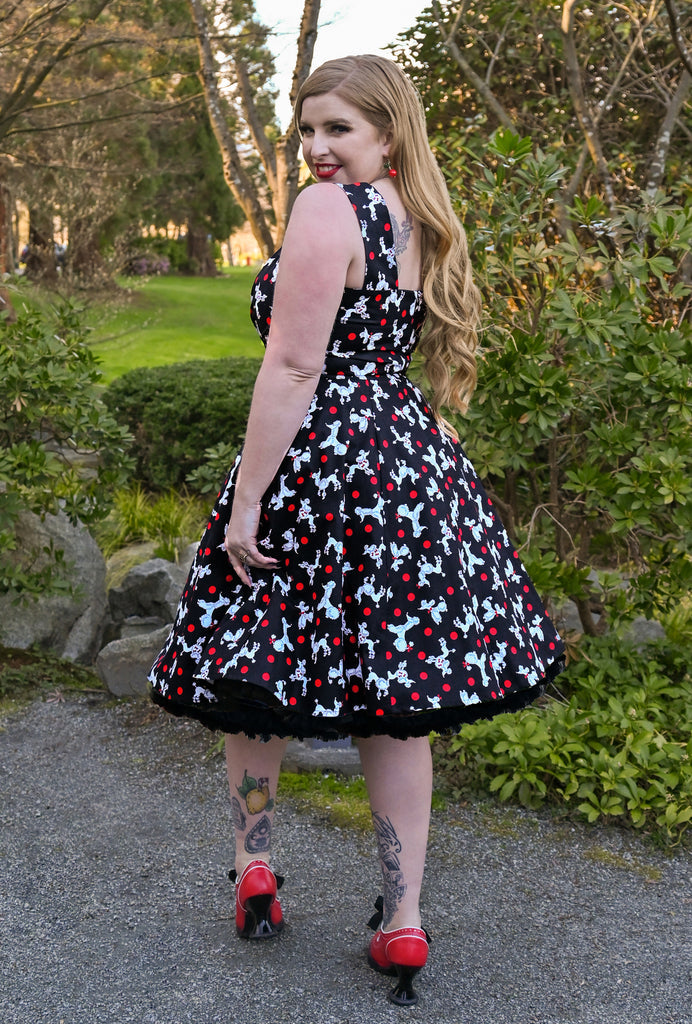 Sookie - Poodle Promenade - Polka Dot Dress