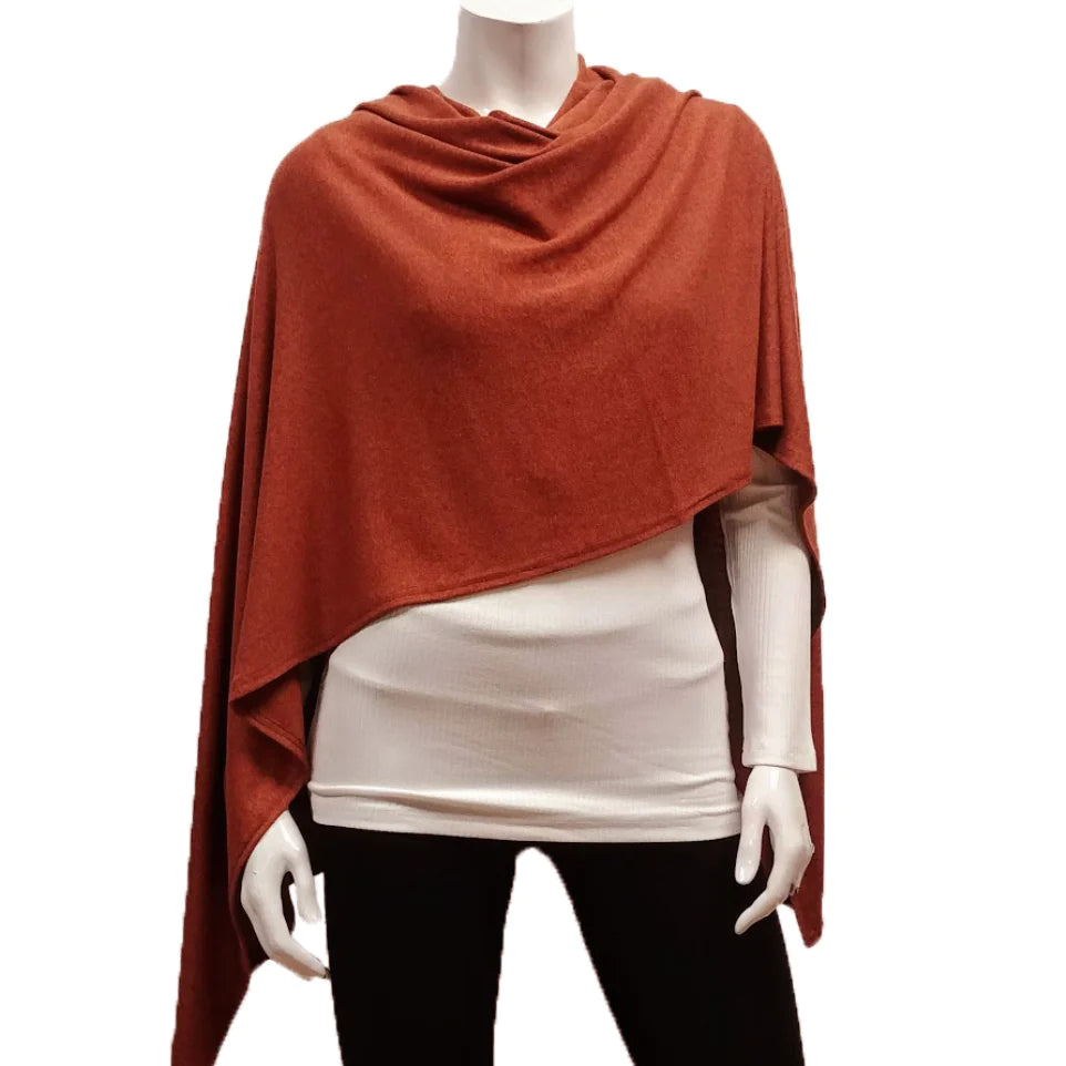 Modal Sweater Knit Poncho