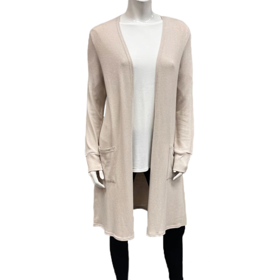 Modal Sweater Knit Long Easy Cardigan