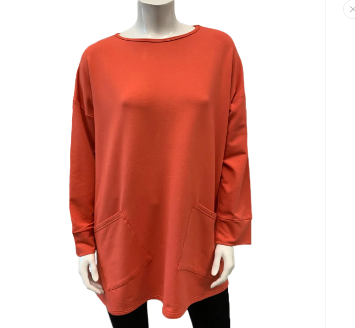 Bamboo French Terry Two Pocket Tunic