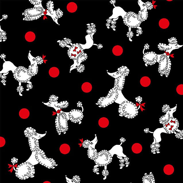 Sookie - Poodle Promenade - Polka Dot Dress