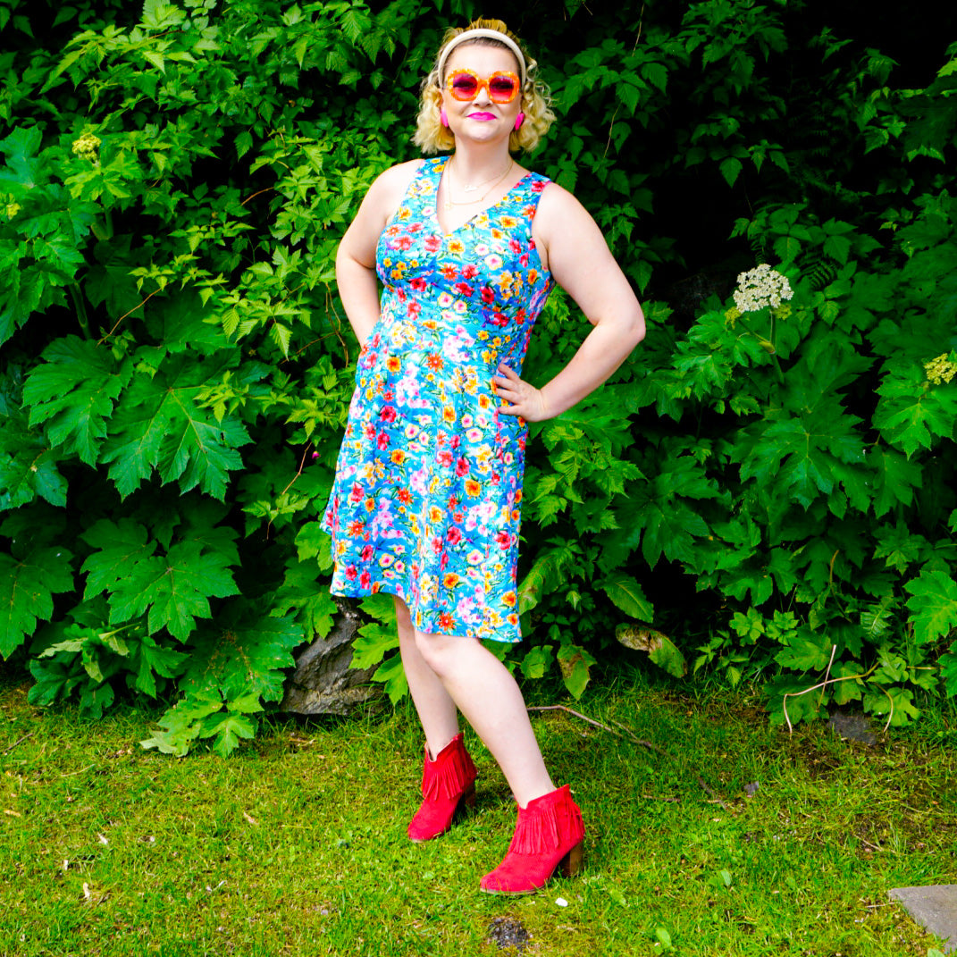 Norma - Mai Tied - Tropical Floral Dress