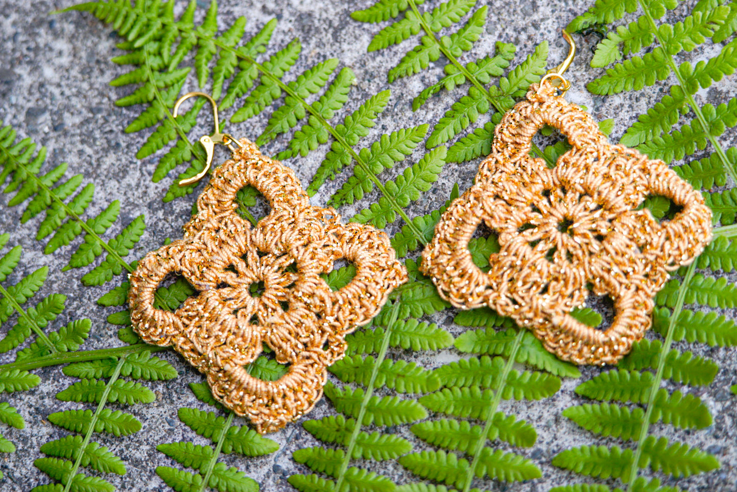 Skein-A Creations Crochet Earrings