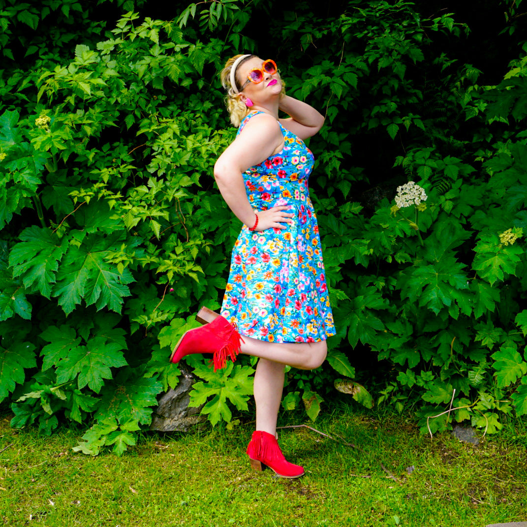Norma - Mai Tied - Tropical Floral Dress
