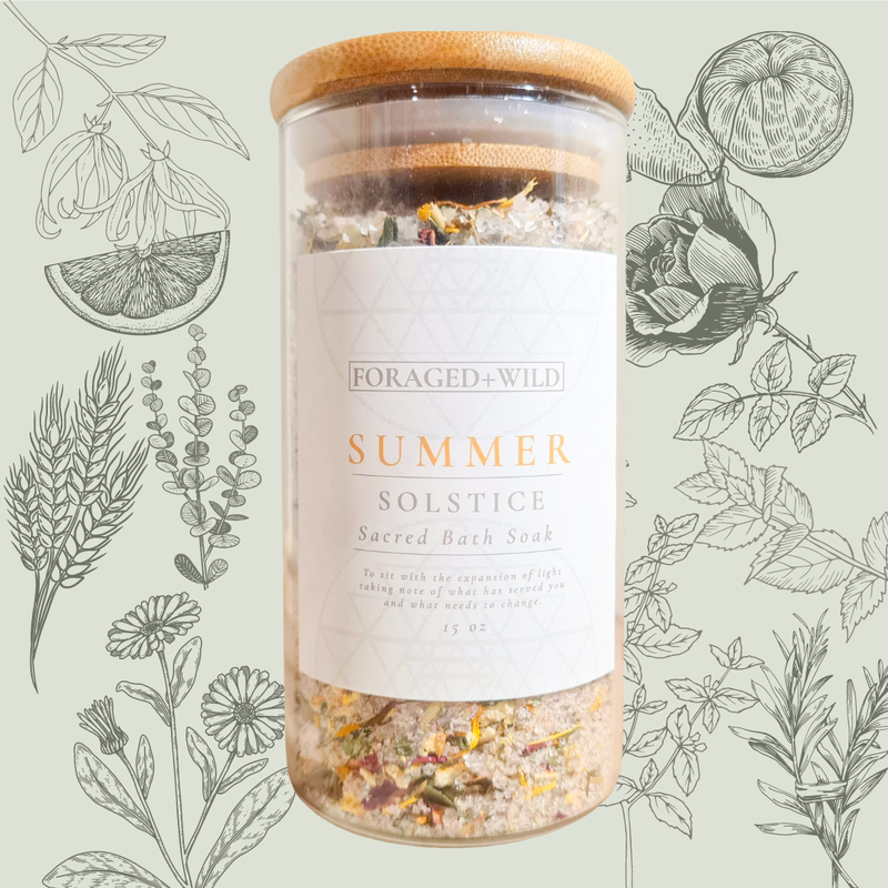 Foraged + Wild Summer Solstice Bath Soak