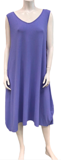 Bamboo Scoop Hem Tank Dress
