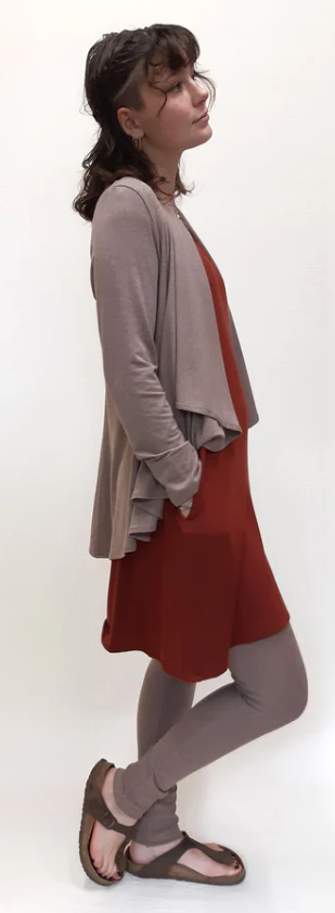Bamboo Short Cardigan Wrap