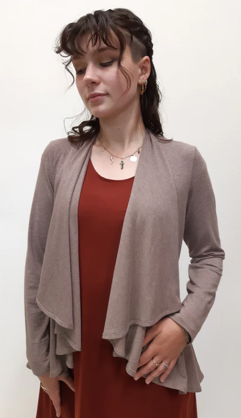 Bamboo Short Cardigan Wrap