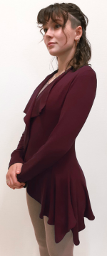 Bamboo Panel Back Wrap Cardigan