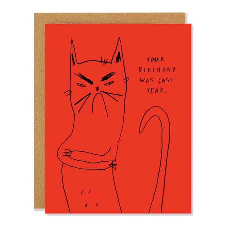 Badger & Burke - Bitter Kitty Card