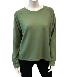 Bamboo French Terry Crop Sweatshirt