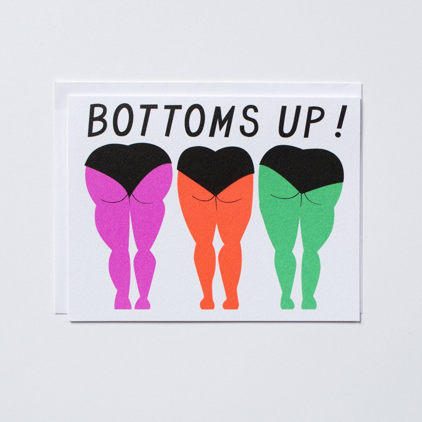 Banquet Workshop - Bottoms up Note Card for Good Cheer and Congratulations!