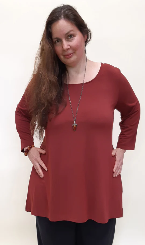 Tencel 3/4 Sleeve Tunic