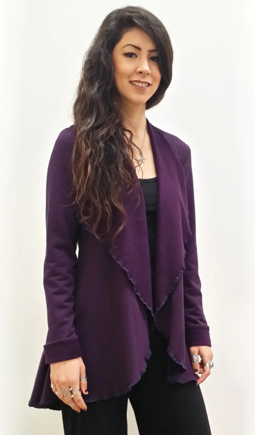 Bamboo Fleece Jacket Lettuce Edge