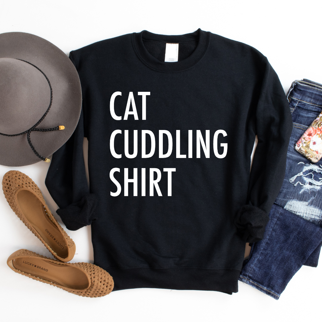 Take it 'N' Leave it - Cat Cuddling Sweatshirt