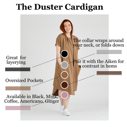 Advika Clothing - Tencel Duster Cardigan