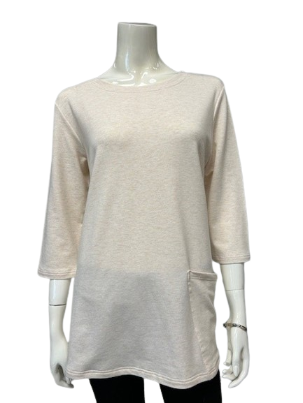 Bamboo French Terry Swag Pocket Tunic