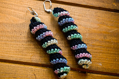 Skein-A Creations Corkscrew Crochet Earrings