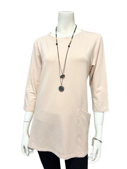 Bamboo French Terry Swag Pocket Tunic