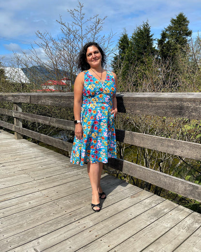 Norma - Mai Tied - Tropical Floral Dress