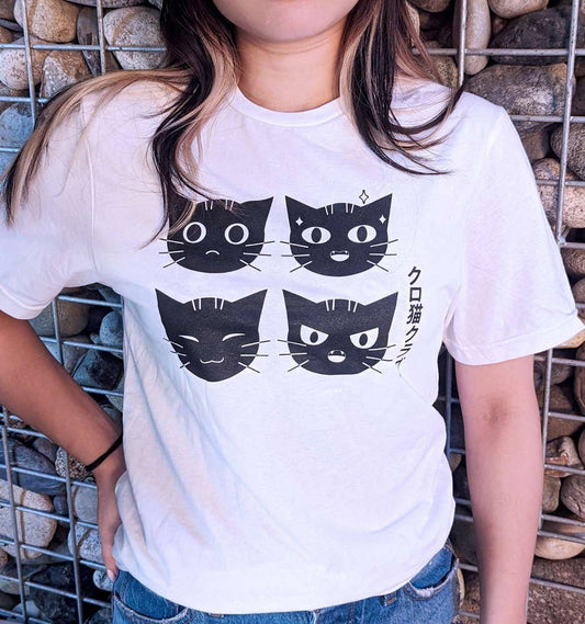 Maofriends - Black Cat club Shirt: L