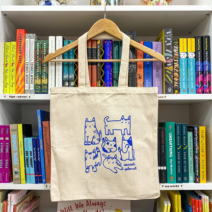 Secret Planet Print Shop - Doodle Cat Tote