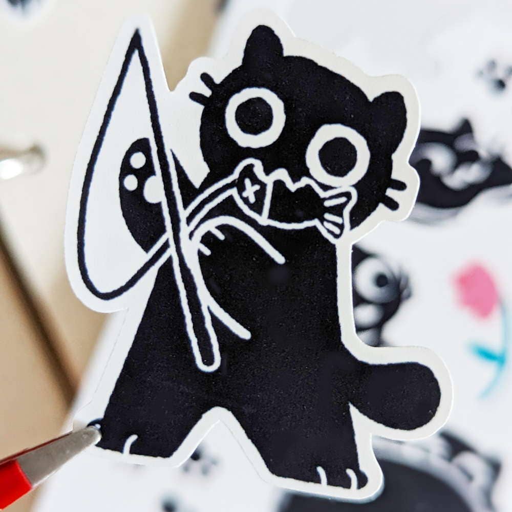 Maofriends - Kiki Black Cat Sticker Sheet