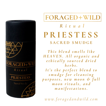 Foraged + Wild Priestess Sacred Smudge