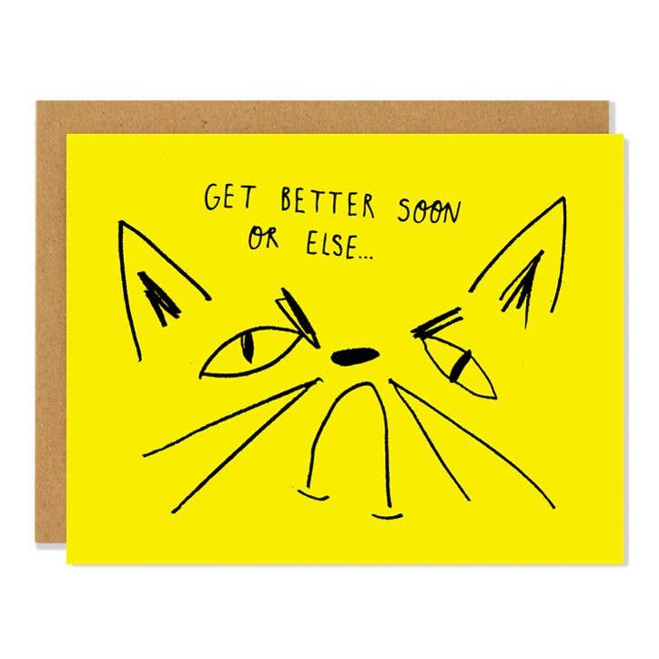 Badger & Burke - Snitty Kitty Get Better Card