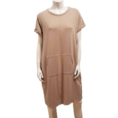 Bamboo French Terry Pouch Pocket Dress