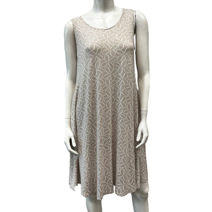 Rayon Sleeveless Pocket Swing Dress
