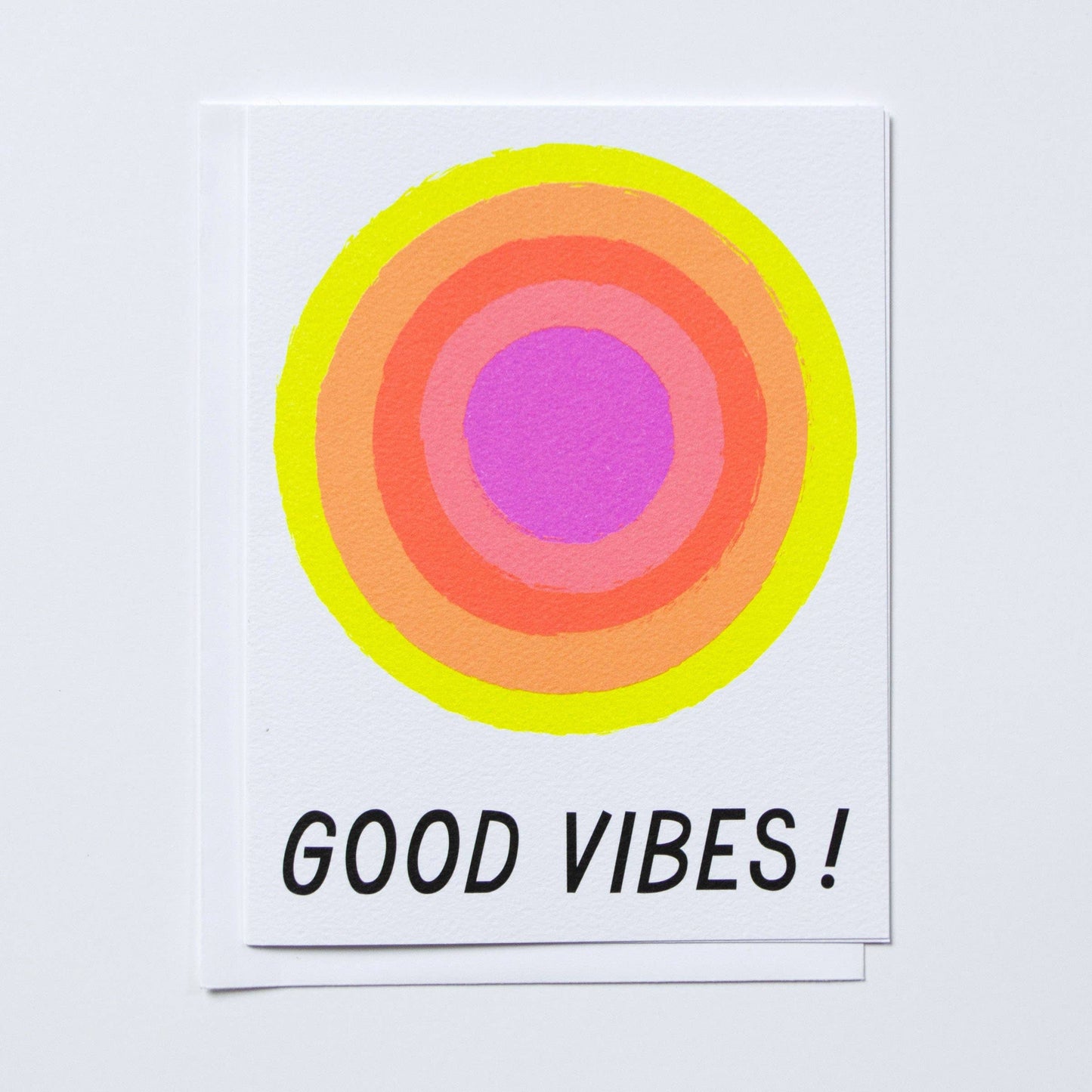 Banquet Workshop - Good Vibes Glowing Neon Sunshine Note Card