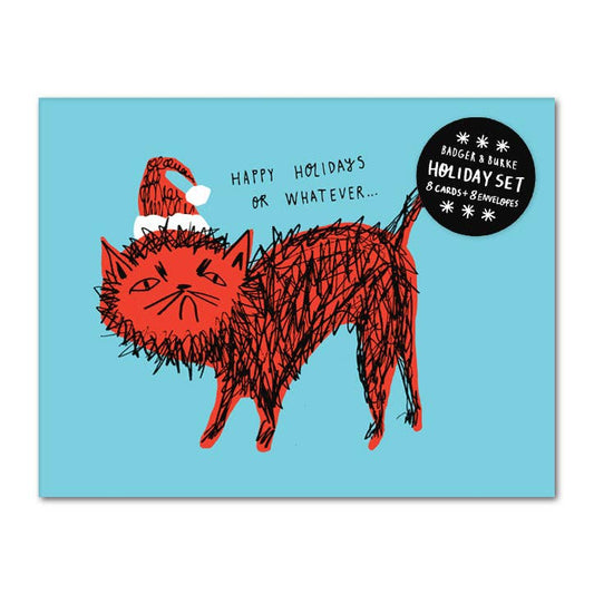 Badger & Burke - Snitty Kitty Holiday Card Set