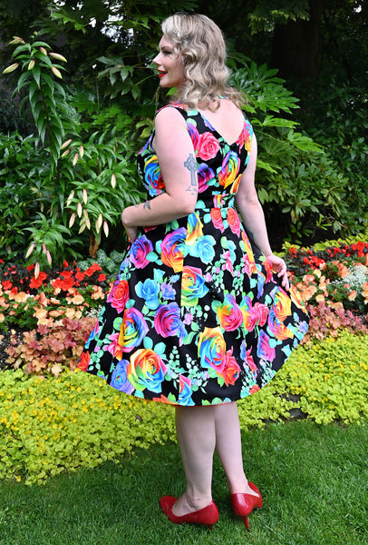 Rainbow on sale flower dress